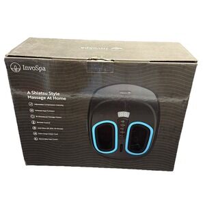InvoSpa Shiatsu Foot Massager Machine Electric Deep Kneading & Heat Compression